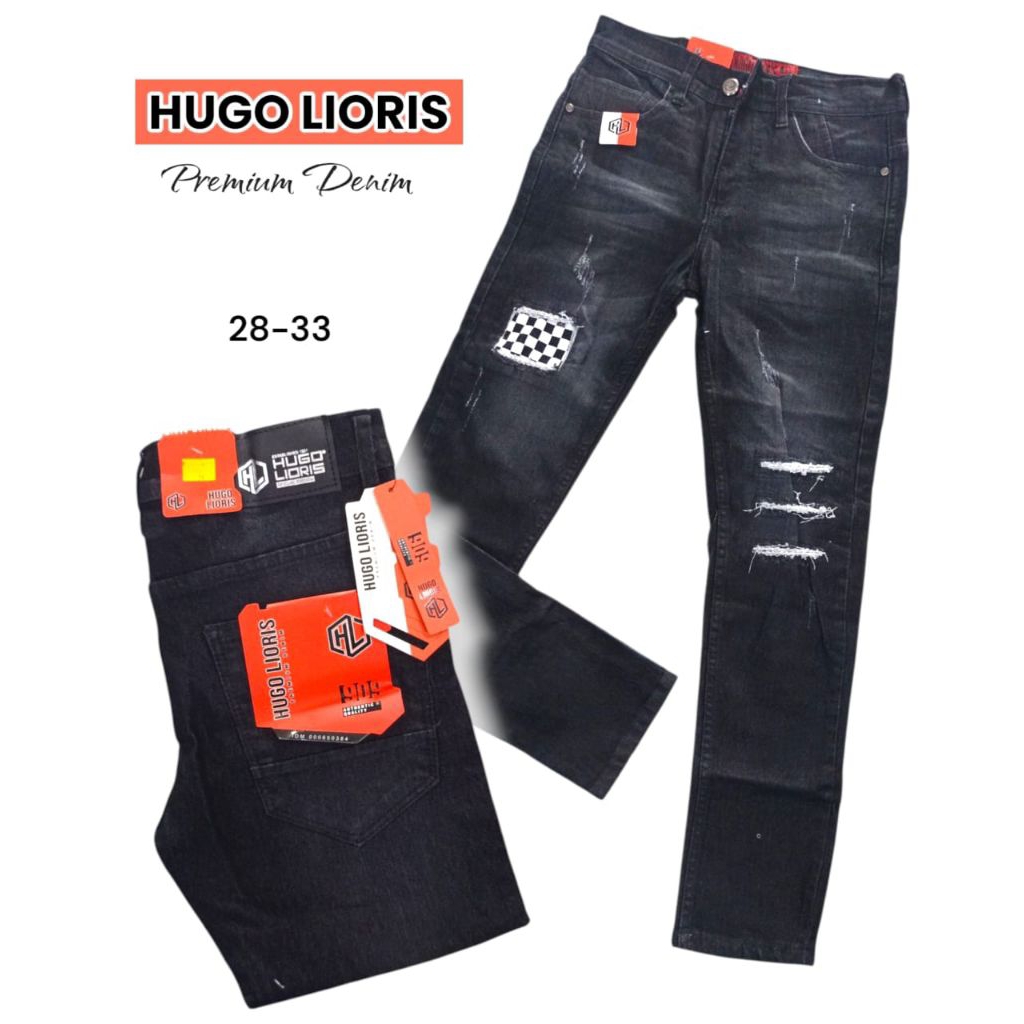 Celana Jeans Panjang Sobek Pria Celana Sobek Panjang Cowok Distro