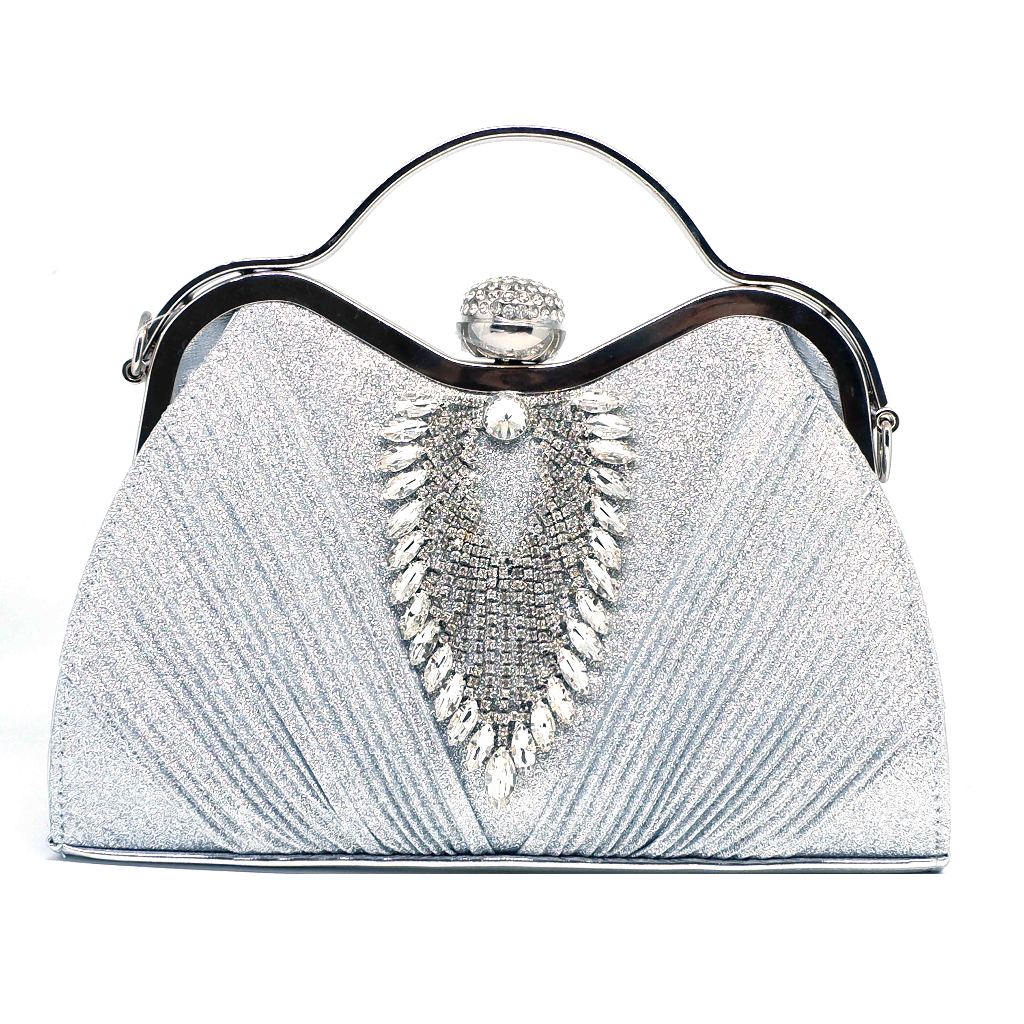 TAS PESTA WANITA 276-7 SILVER PREMIUM/ CLUTCH PARTY