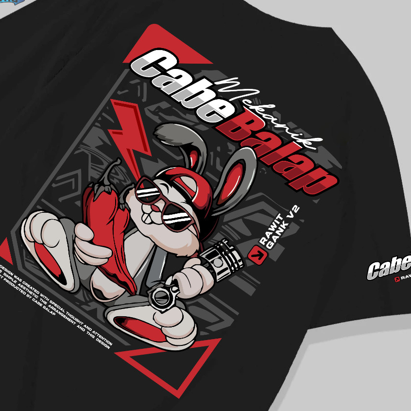 KAOS CABE BALAP KAOS RAWIT GANK KAOS CABE RAWIT KAOS PETANI MUDA