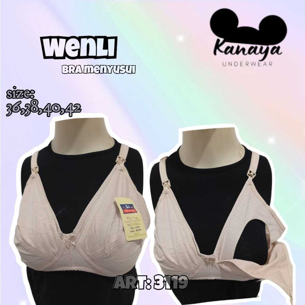 BRA MENYUSUI / BRA BUSUI KAIT WENLI / BH MATERNITY TANPA BUSA - 3119