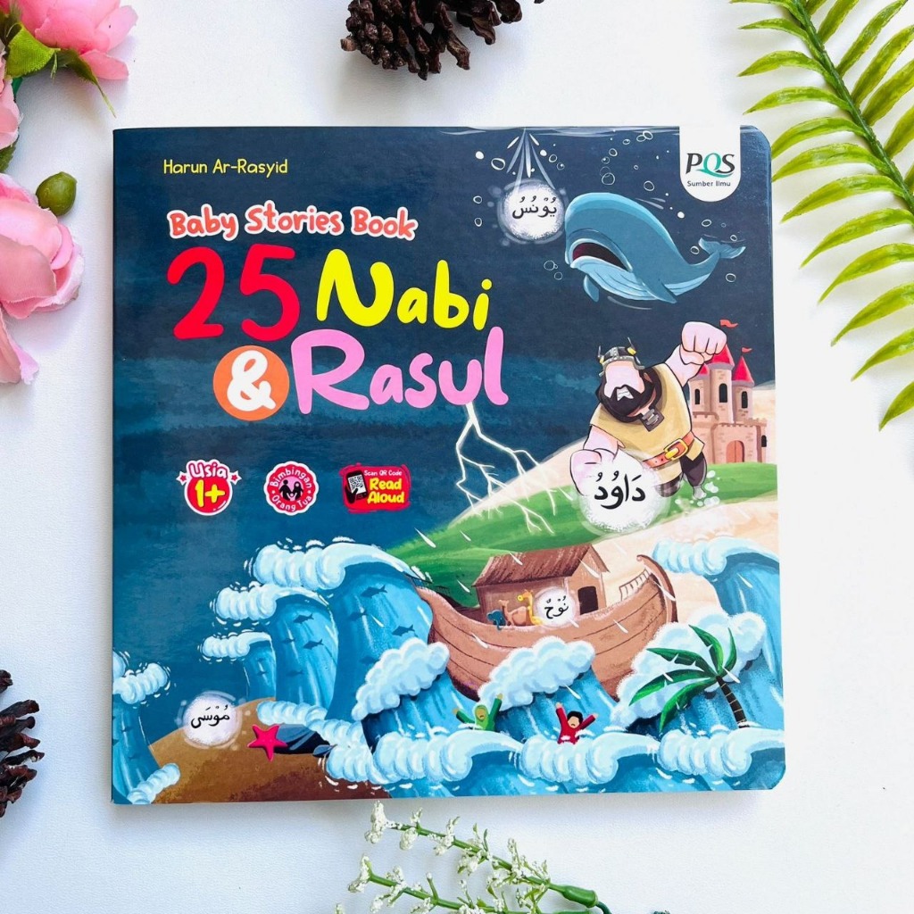 Baby Stories Boardbook Kisah 25 Nabi & Rasul by Pustaka Quran Sunnah (PQS)