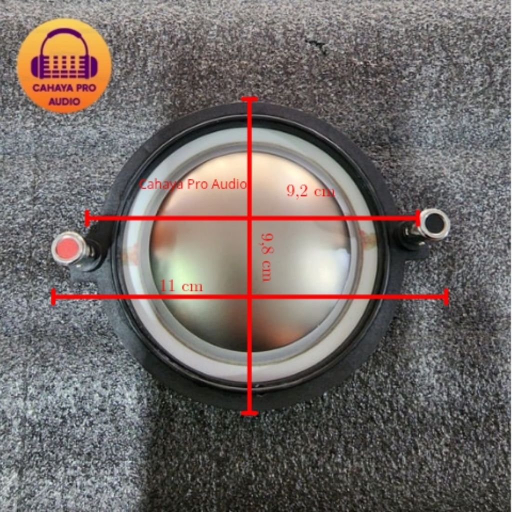 Spool Driver Tweeter Magnet Neodymium 3 Inch 75 mm 744 Semi Mika dan Titanium Kualitas Bagus Cocok u