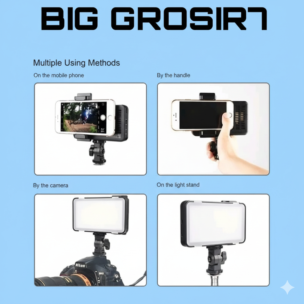 LED GODOX M150 VIDEO LIGHT VLOG SMARTPHONE MIRORLESS DSLR