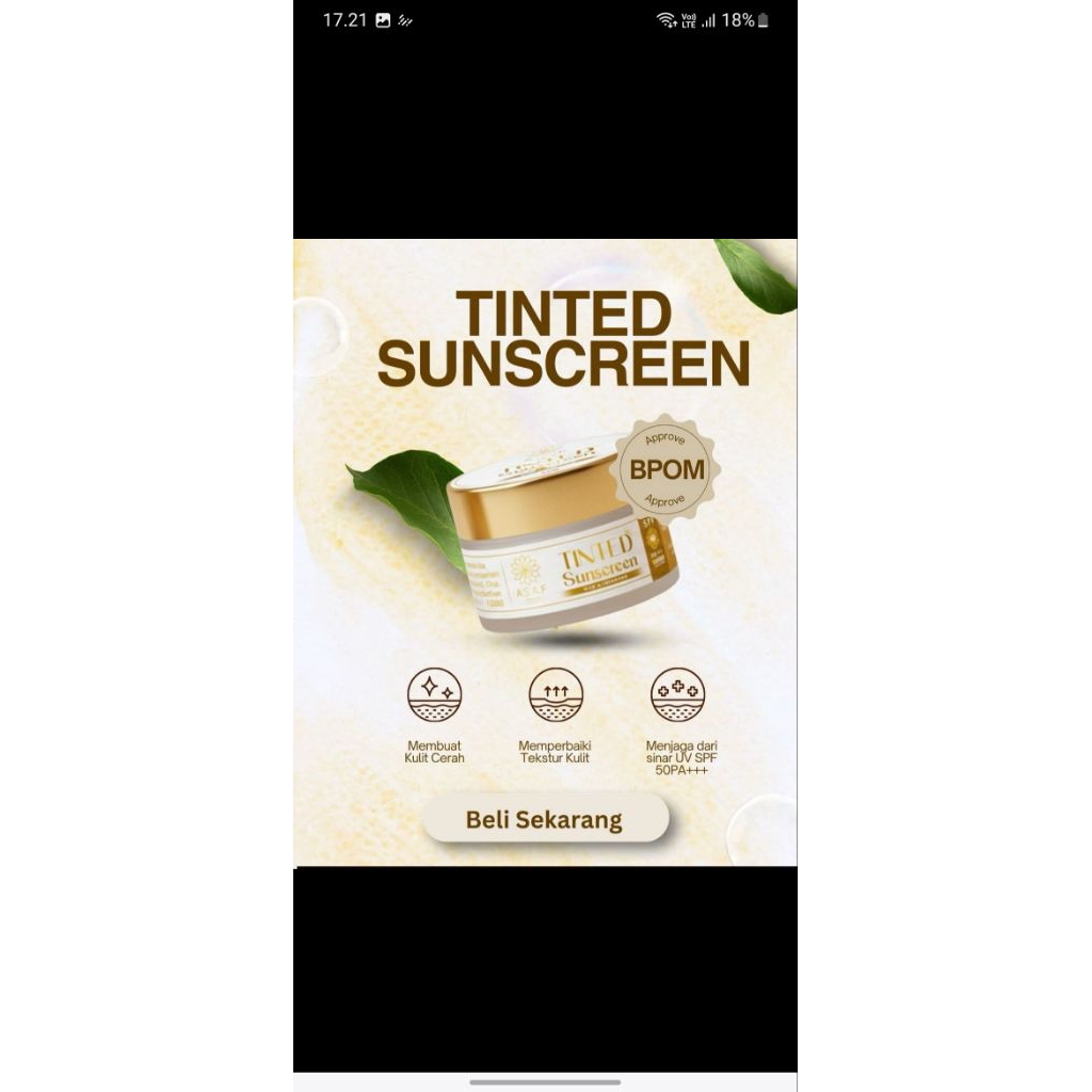 TINTED SUNSCREEN