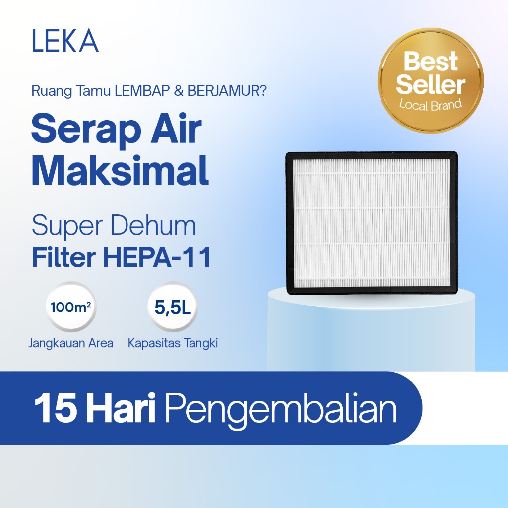 LEKA - DH6228 Super Dehumidifier - Replacement Filter HEPA11