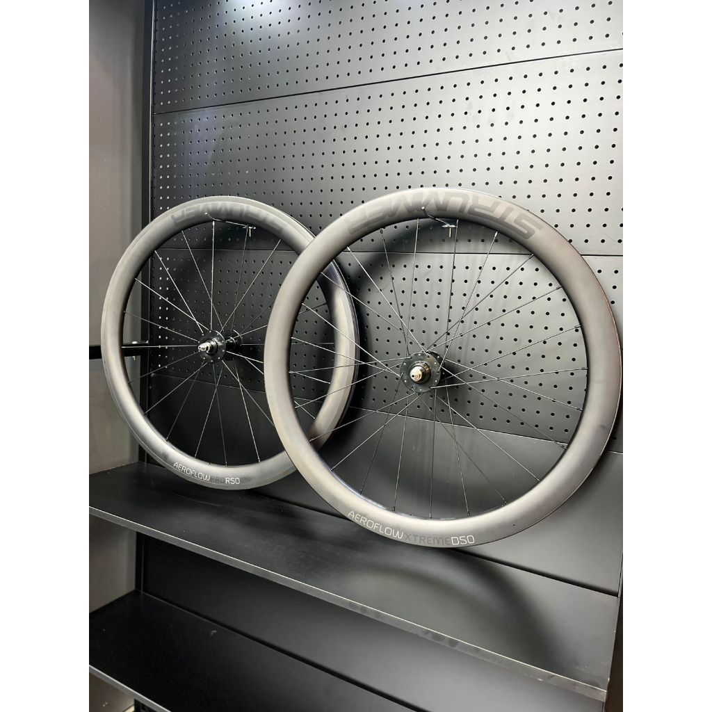 Wheelset Fixed Gear Track Strummer Aeroflow D50 20/24 Hole Hub Ardently High Flange