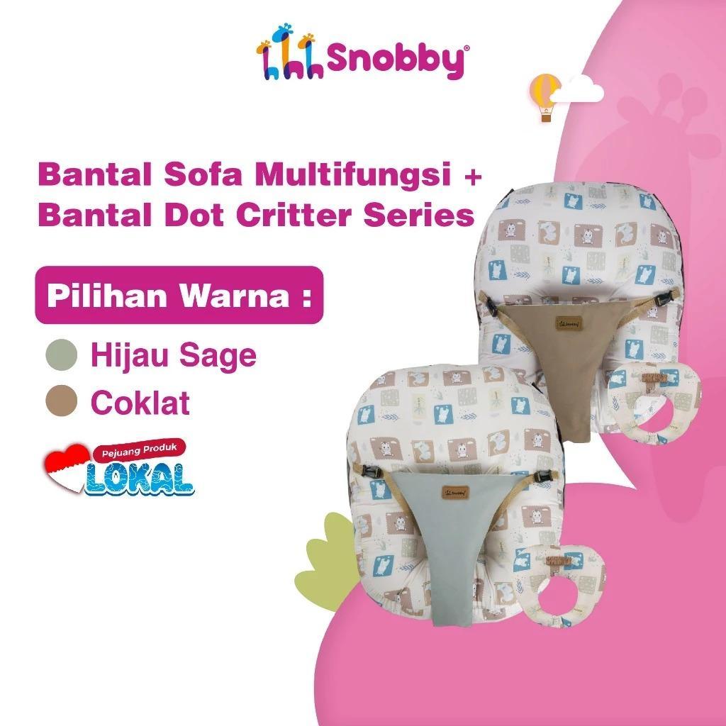 SNOBBY SOFA BAYI CRITTER | BIBY | MILLO | SOFA BAYI MULTIFUNGSI