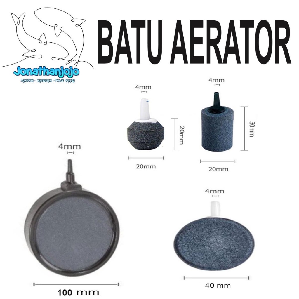 Batu aerator aerasi gelembung udara oksigen aquarium akuarium