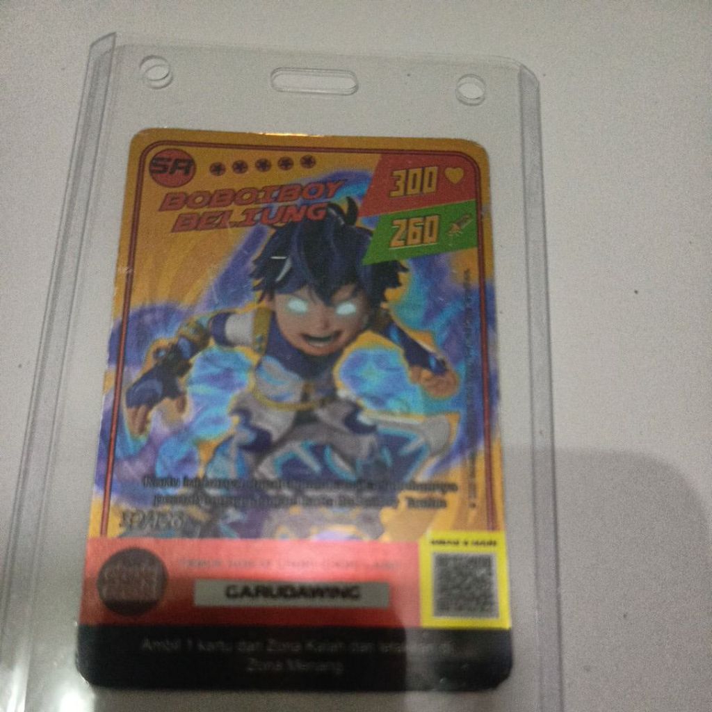 Kartu Boboiboy Beliung SR