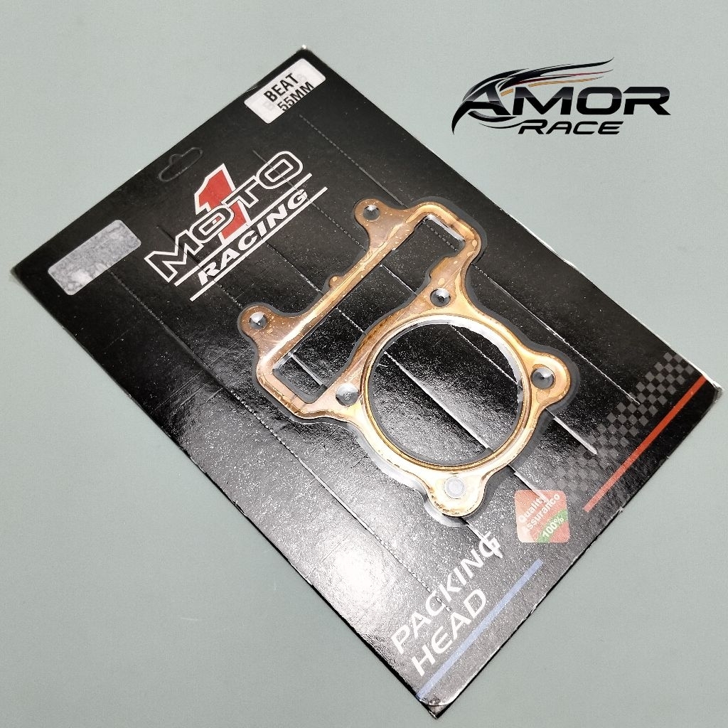 PAKING HEAD TEMBAGA MOTO 1 BEAT KARBU SCOOPY KARBU SPACY KARBU UK. 55 MM TEBAL 0,5 MM