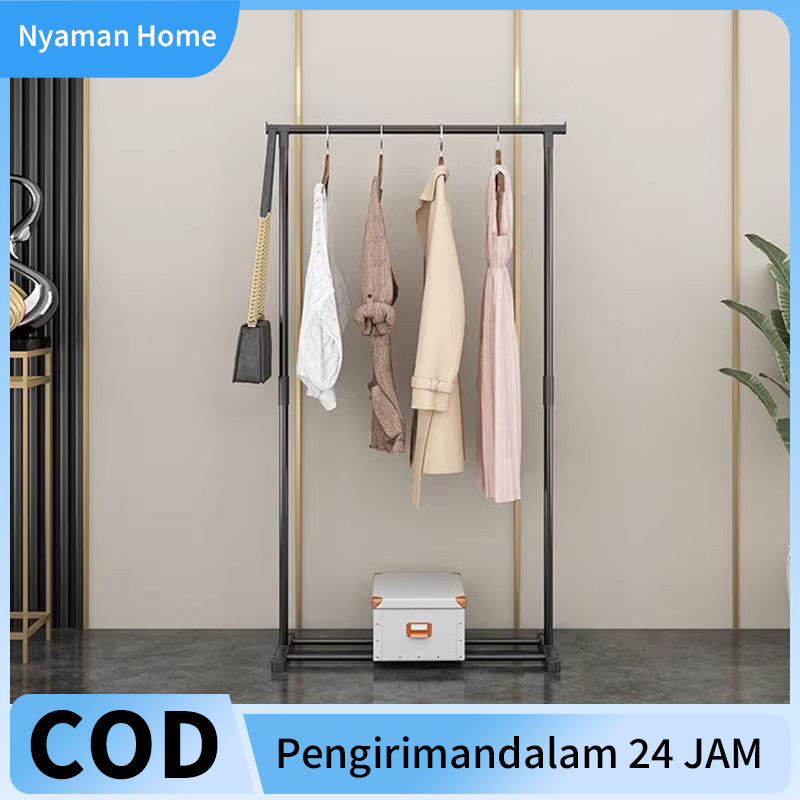 COD Gantungan baju rak gantungan baju serbaguna Stand Hanger Single Rak Stand Hanger rak gantungan b