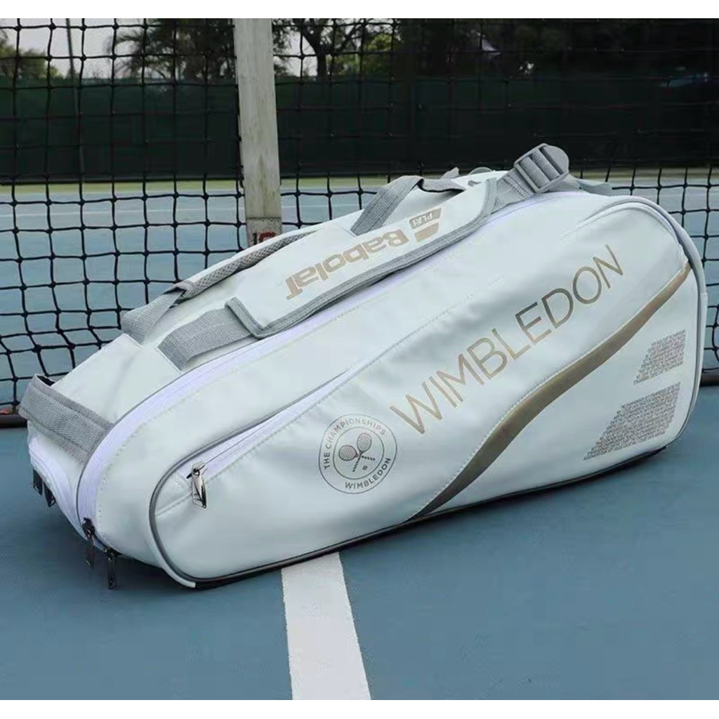 Tas Babolat tennis bag Babolat Wimbledon tas raket tenis 6PK tas tenis Babolat Original