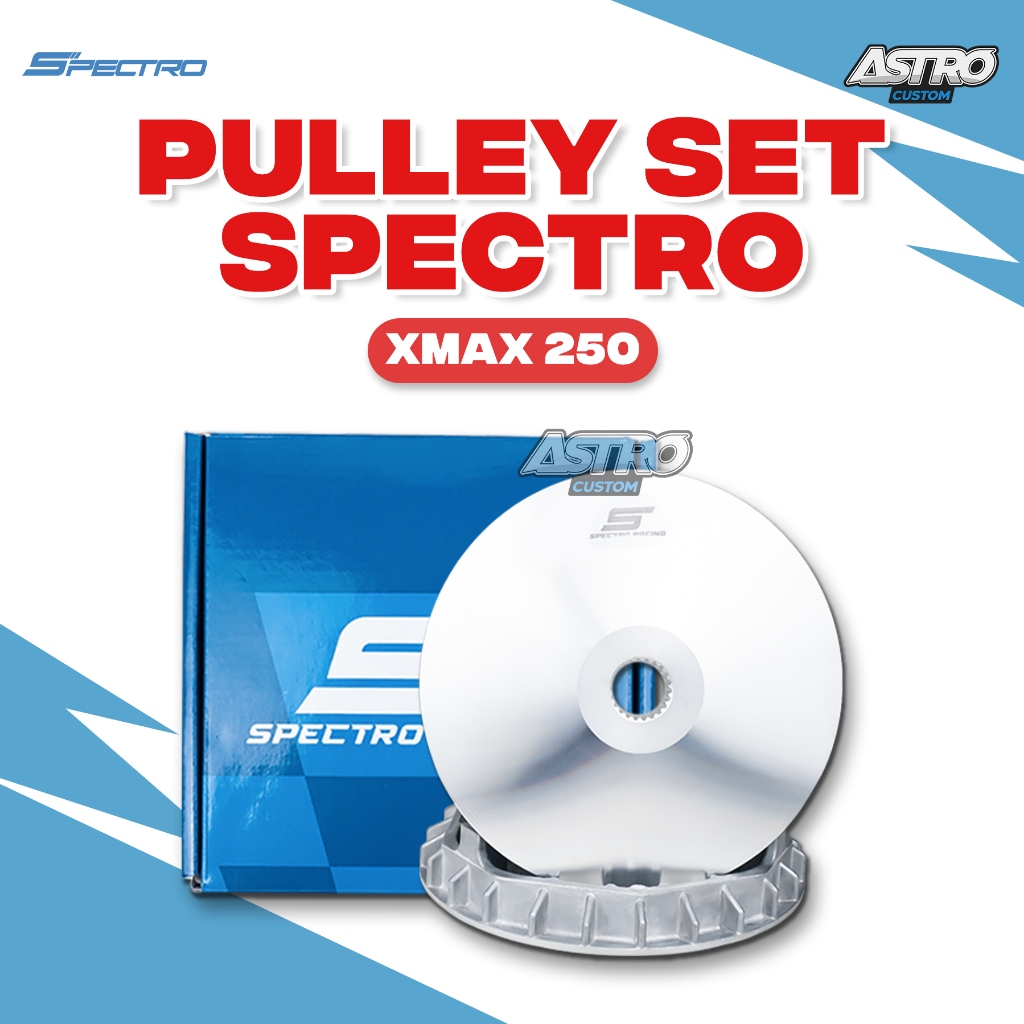 Pulley Rumah Roller XMAX 250 Spectro Racing Upgrade CVT PER CVT ROLLER ROLER YAMAHA XMAX AstroCustom
