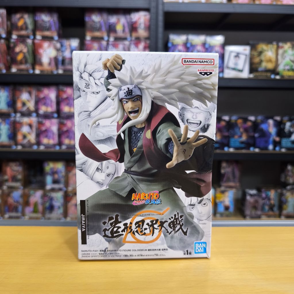 Figure Naruto Banpresto World Figure Colosseum Jiraiya ORI MIB JAPVER