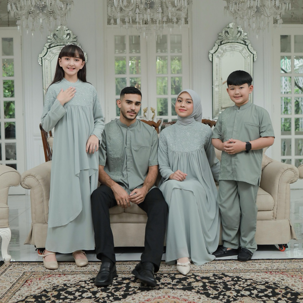 ZAHARA DRESS Gamis So 409 F Nesty Collection - Gamis Muslimah Wudhu Friendly, Dress Muslimah, Dress/