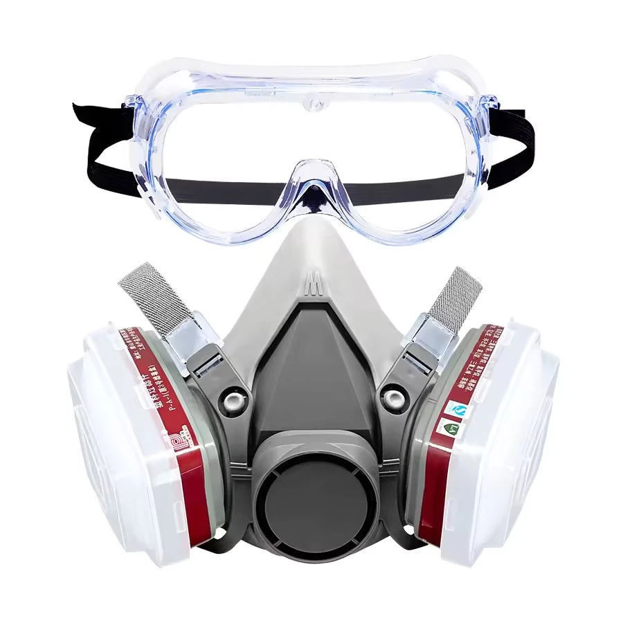 Masker Respirator Gas / Masker Cat / Masker Laboratorium Safety Industrial Gas Mask Masker Gas Respi