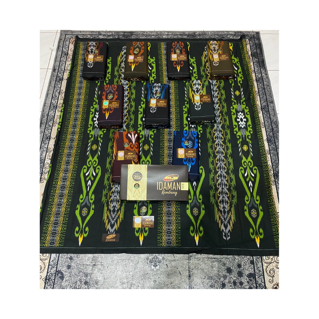Sarung Atlas Idaman kembang 555