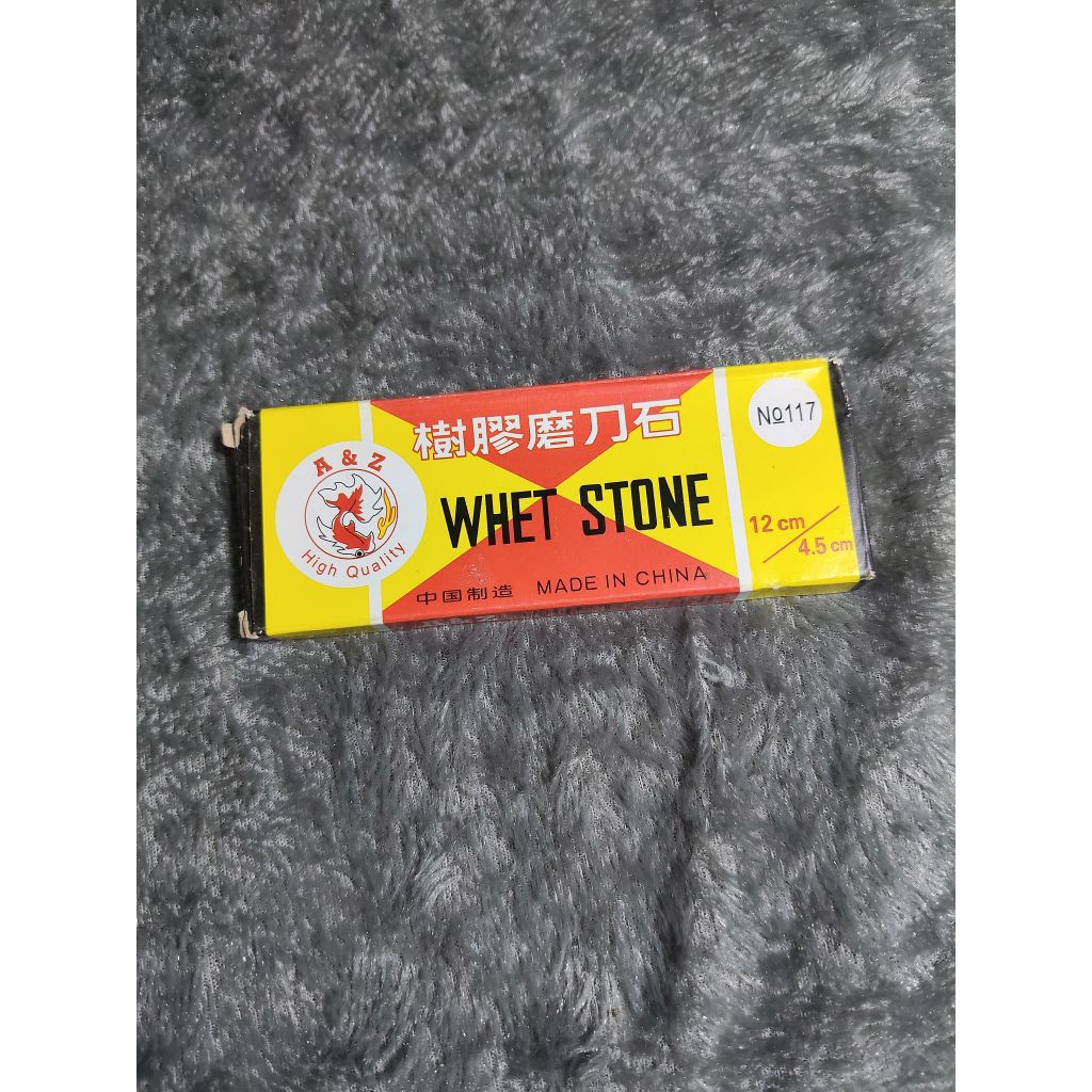 BATU ASAH GOLD FISH WHET STONE HALUS UNTUK FINISHING PISAU SADAP KARET