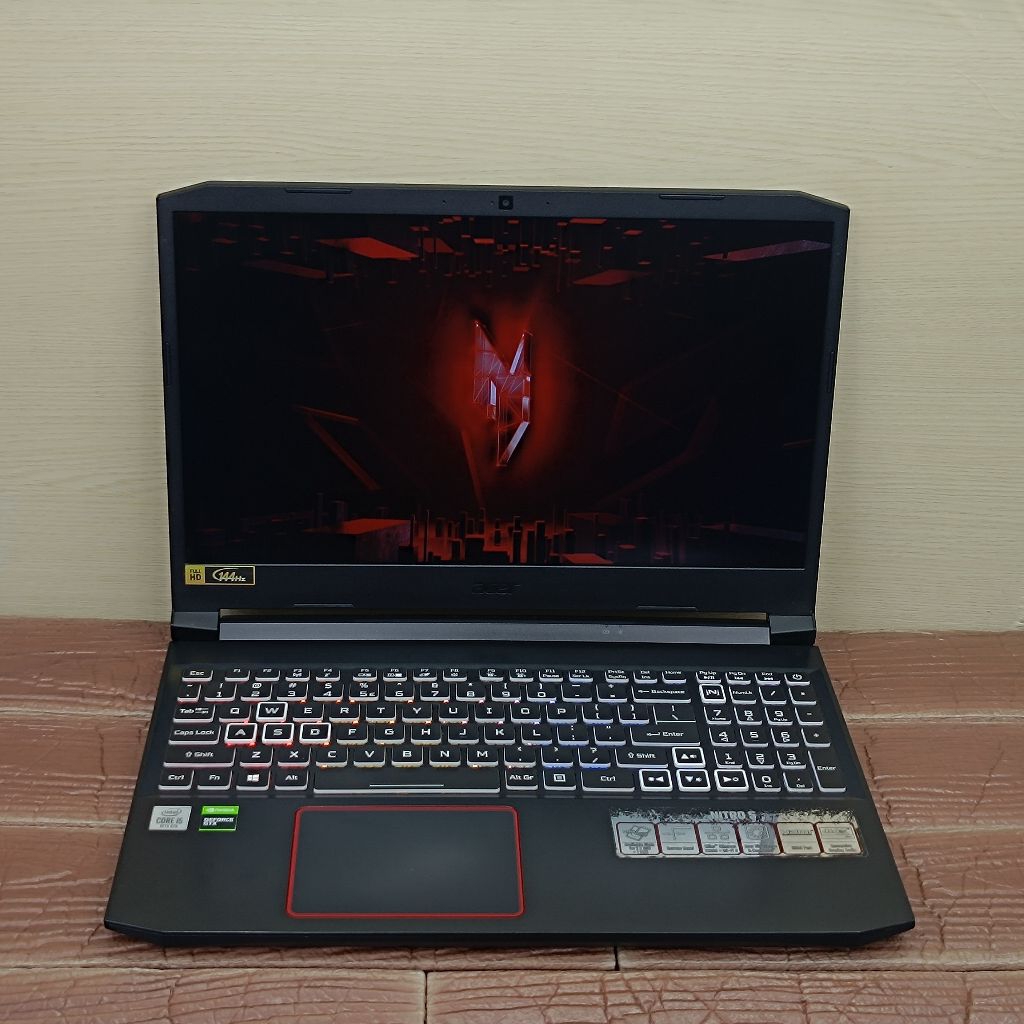 Laptop Acer NITRO 5 GAMING AN515-57 Intel Core i5-10300H RAM 8GB SSD 512GB GTX 1650 GEN10 RGB 144Hz