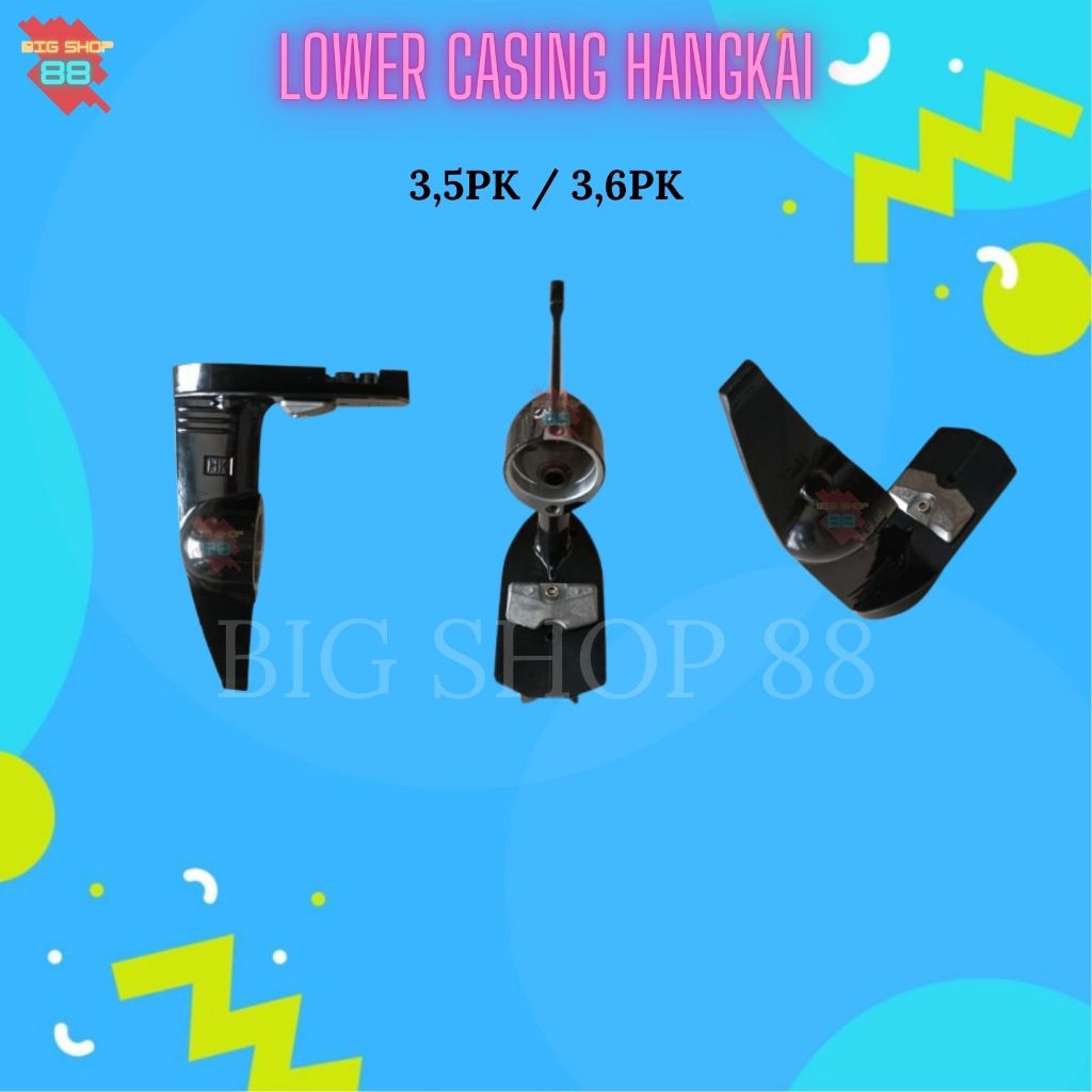 Lower Casing / Kaki Mesin Tempel / Cangkang Gearbox Sparepart Mesin Perahu Tempel Hangkai 3,5 3.5 PK