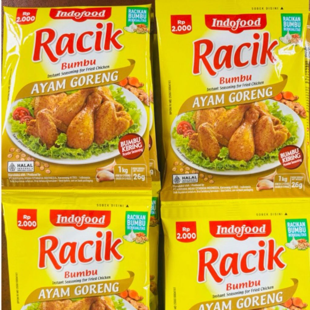 Racik bumbu Ayam goreng instan 1 renceng