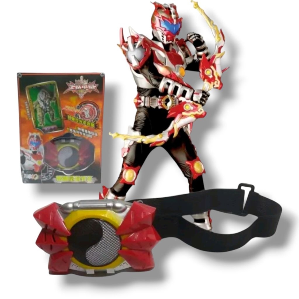 Mainan power girdle belt sabuk armor hero dragon man