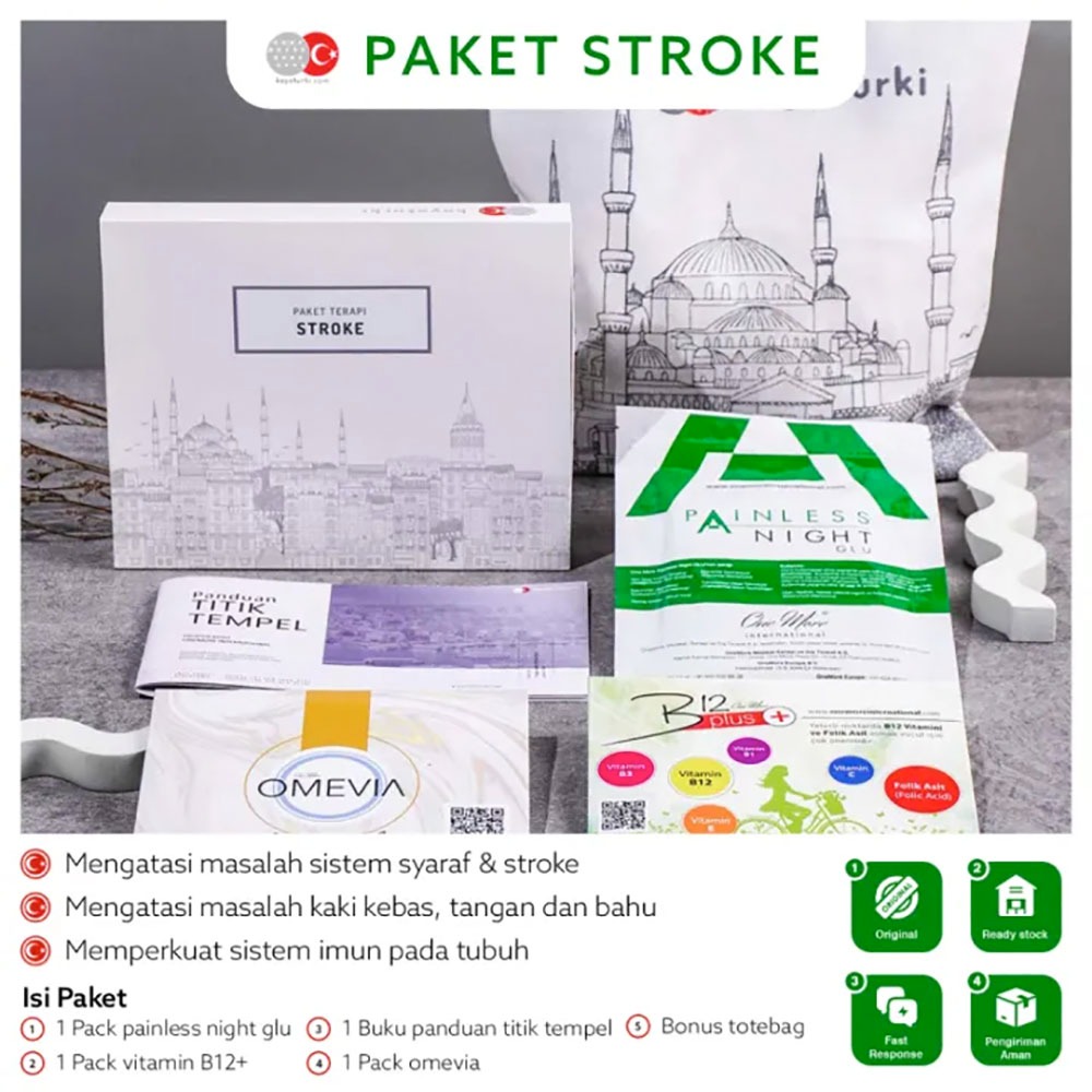 Paket terapi transdermal untuk stroke berat dan ringan