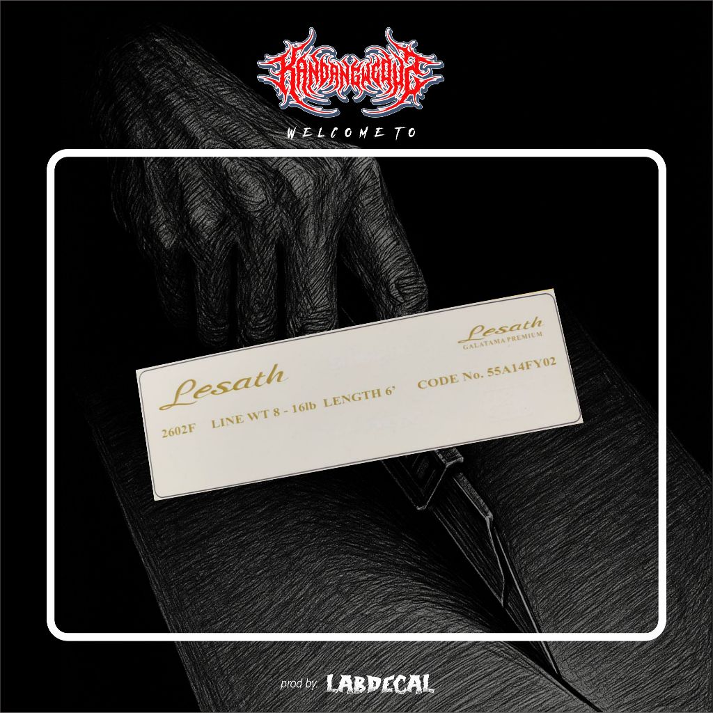 water slide decal joran shimano lesath gsi