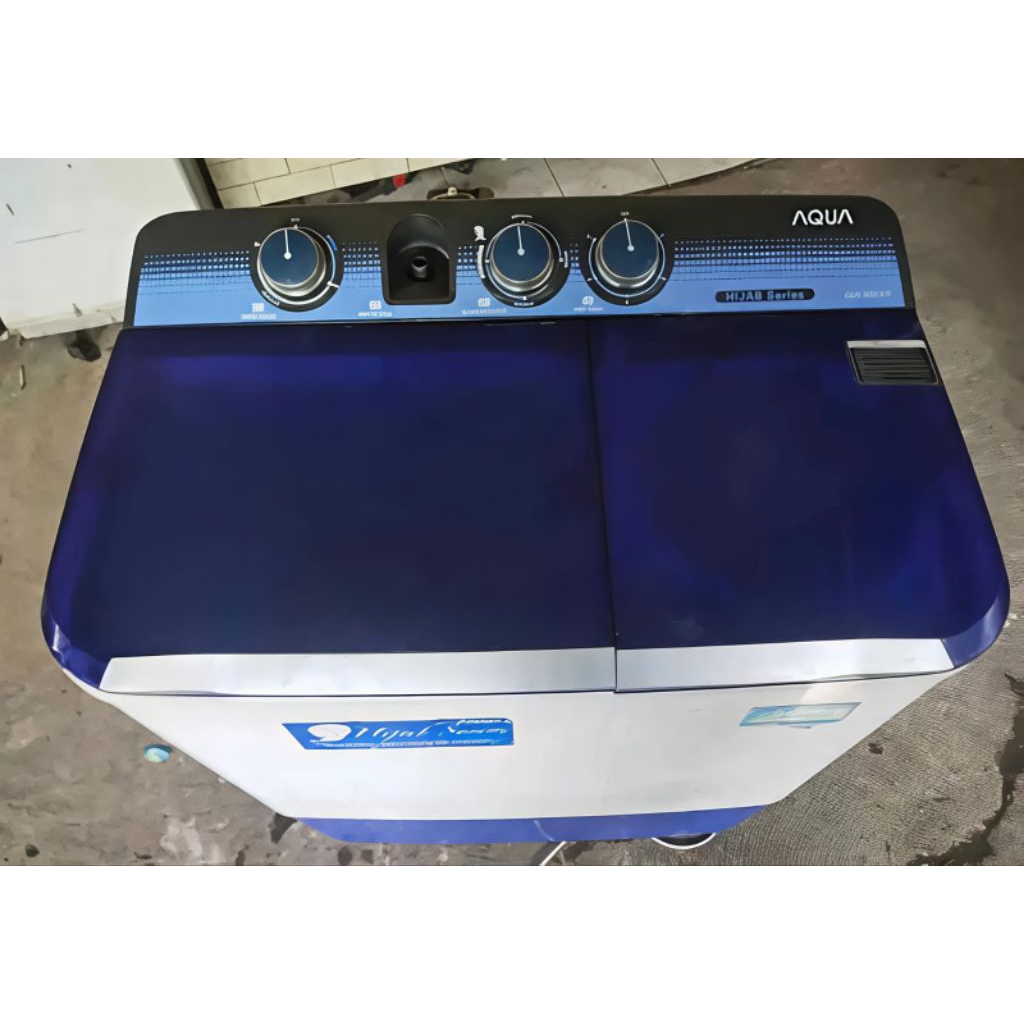 MESIN CUCI AQUA 2 TABUNG SECOND