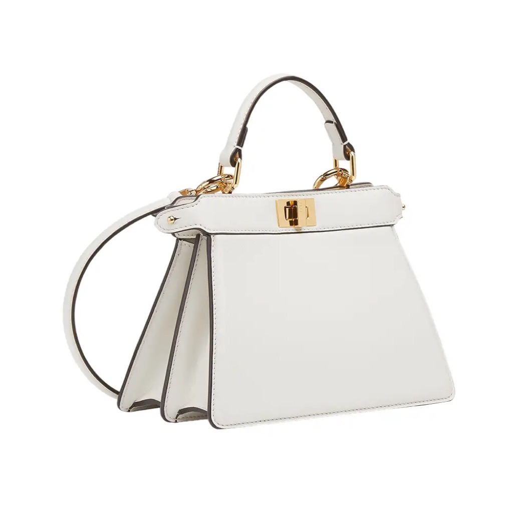 Fendi Peekaboo White Bag PL vvgc