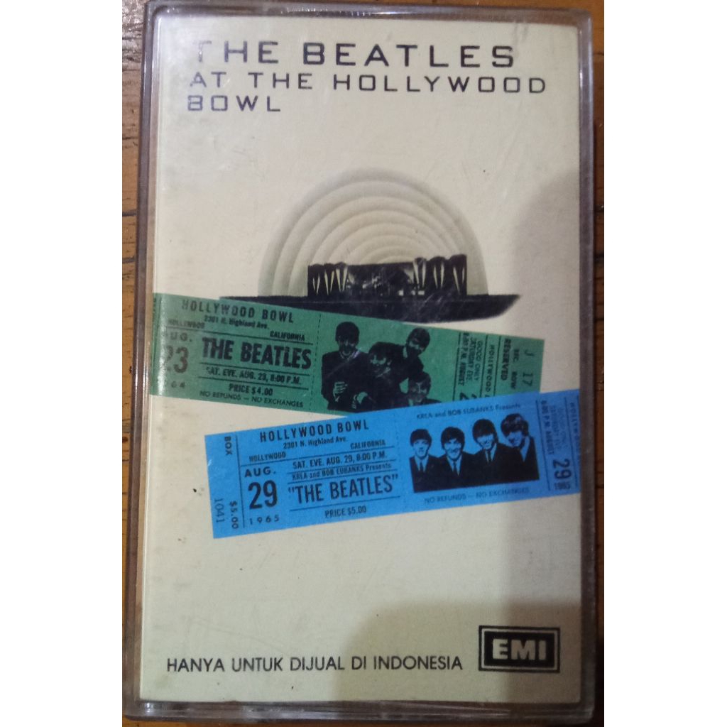 kaset pita The Beatles at the Hollywood bowl