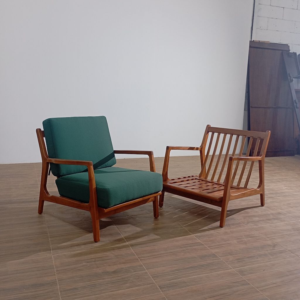 kursi tamu single, kursi tamu jati minimalis kursi tamu set