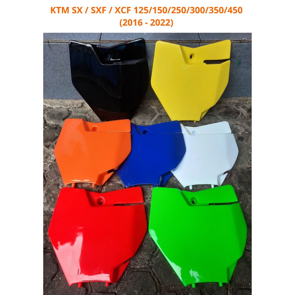 Papan Nomor KTM 250, Cover Papan Nomer KTM 85, Papan start KTM 250 sixday