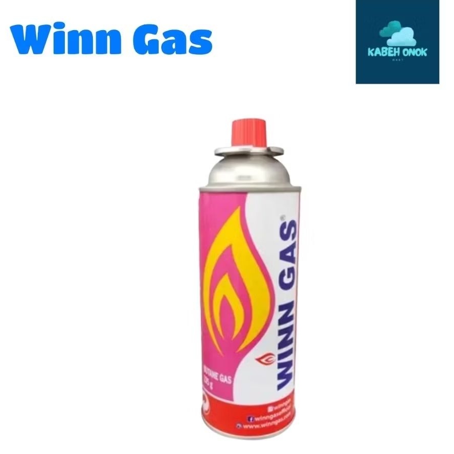 Tabung Gas Kaleng Winn Gas / Winn Gas Butane 235 gr / Gas Portable