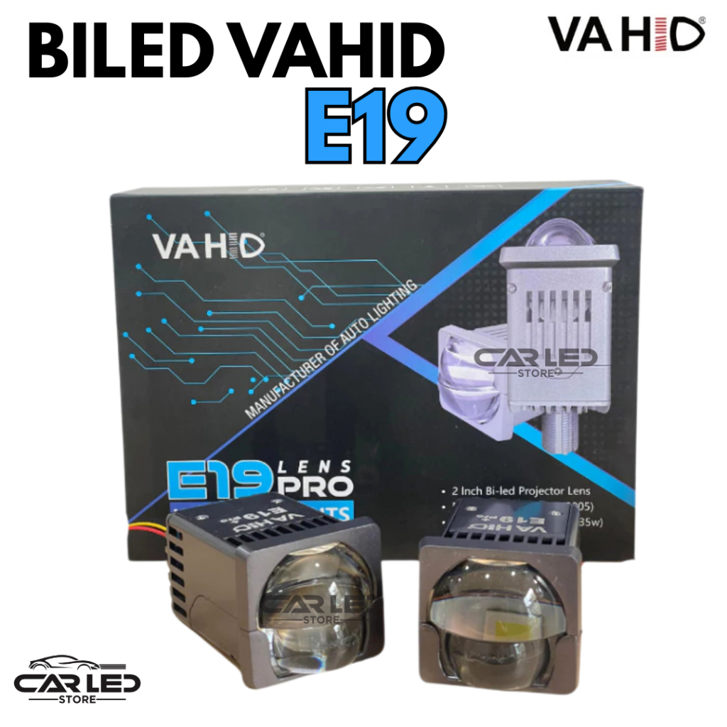 BILED VAHID E19 PRO MIni Projie Bi-LED E19 Pro Lens E19 Vahid | Mini Laser LED Projector Headlight