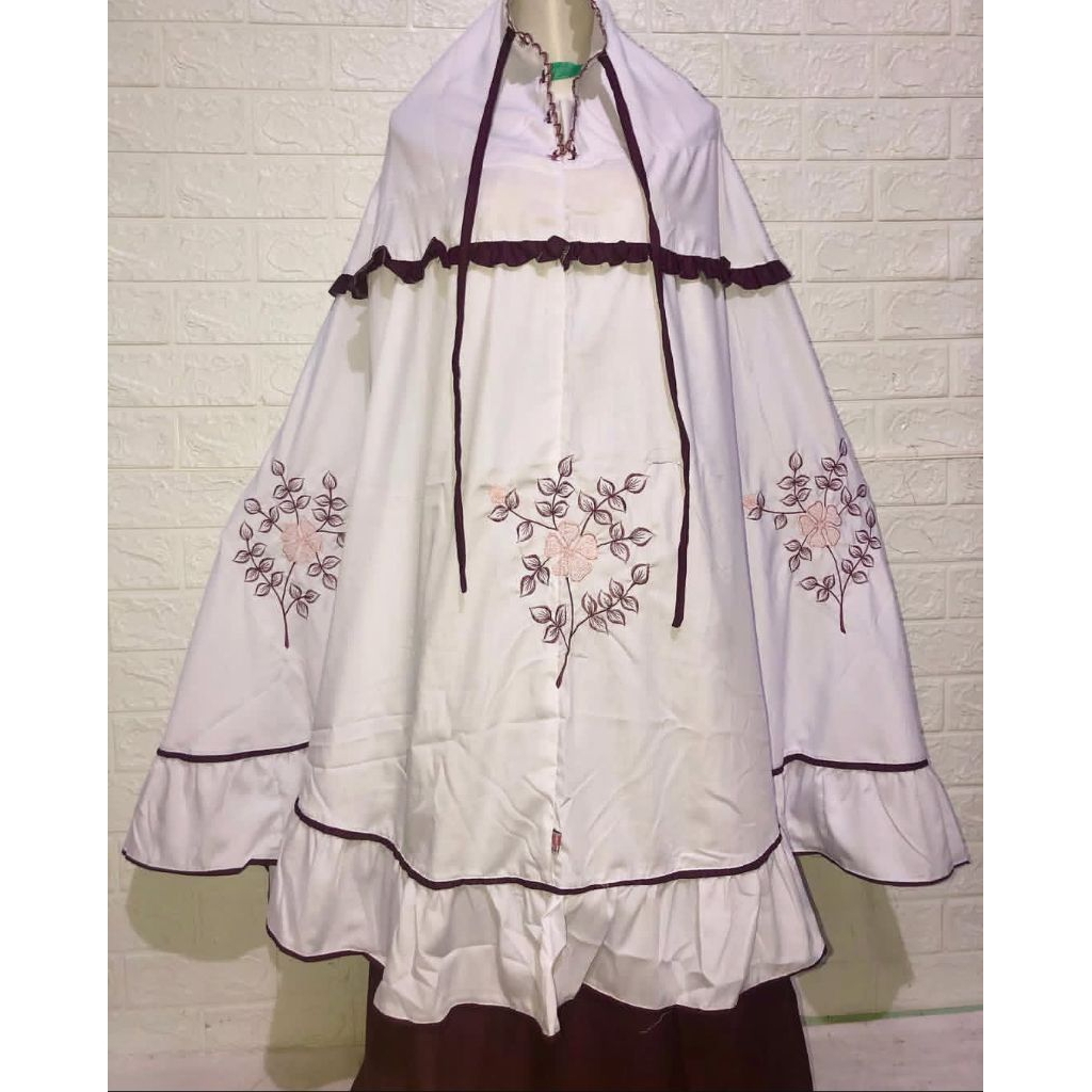 mukena alief / mukena santri gontor / mukena mahira bordir