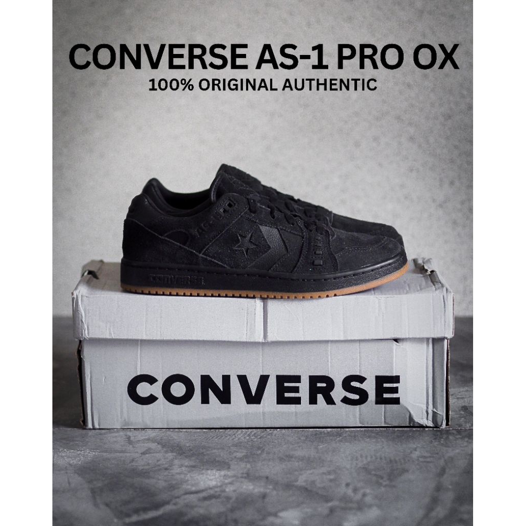 Sepatu CONS AS-1 PRO OX BLK GUM