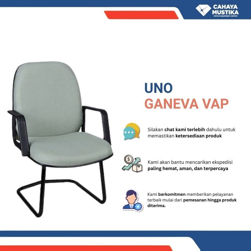 Jual Kursi Kantor Direktur Hadap/Kursi Staff Hadap/Kursi Kerja Kantor Murah Malang UNO Ganeva VAP