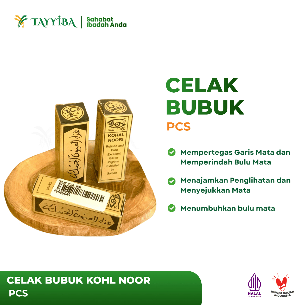 Celak Mata Kohal Noori / Celak Mata Bubuk Original Dari Arab