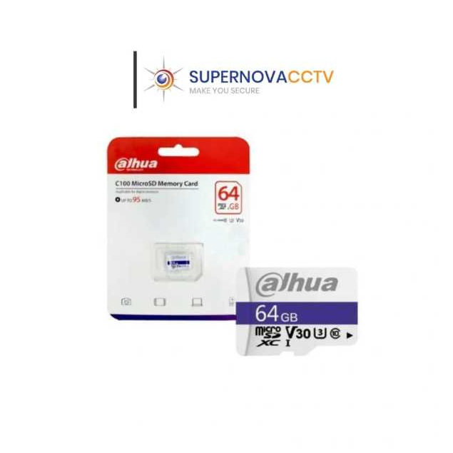 MEMORY CARD DAHUA MICRO SD 64GB CLASS 10 MEMORY CARD CCTV MEMORY CCTV