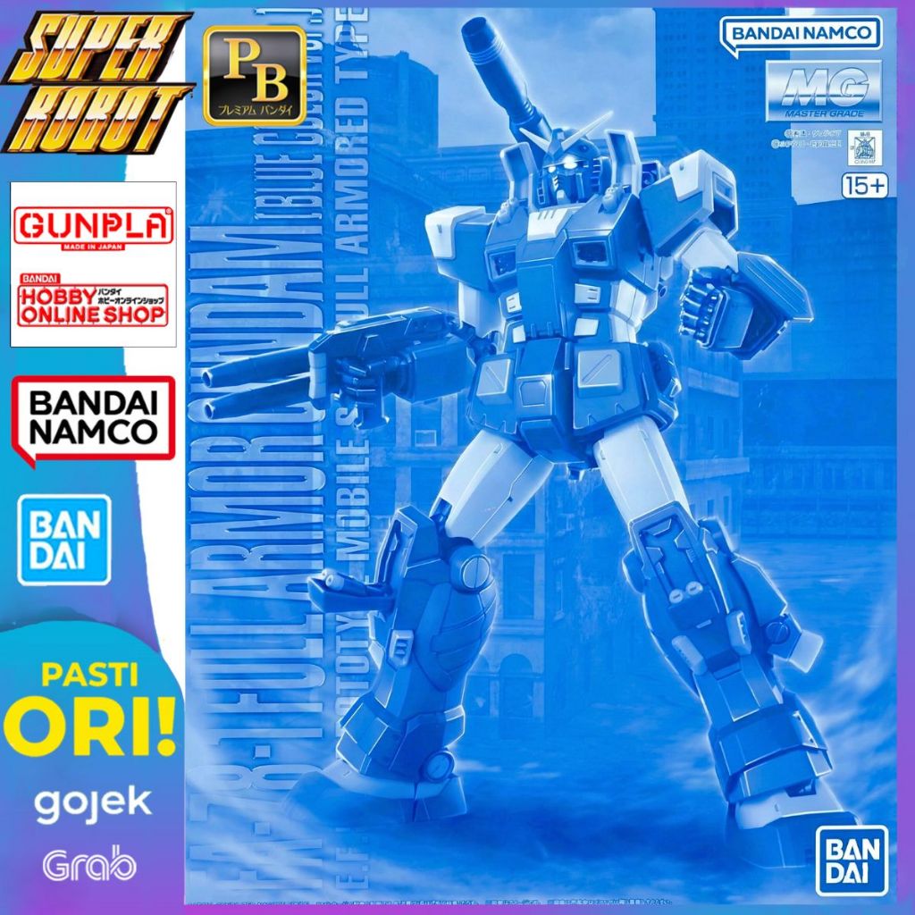 BANDAI MG FA-78-1 Full Armor Gundam Blue Color Ver P-BANDAI Limited