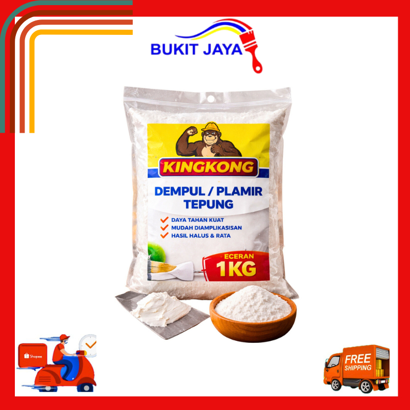 PLAMIR KINGKONG REPACK 1KILO/DEMPUL TEMBOK KING KONG