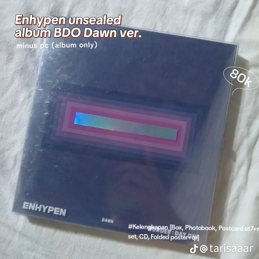 Enhypen BDO Dawn ver. Album only [mohon baca deskripsi]