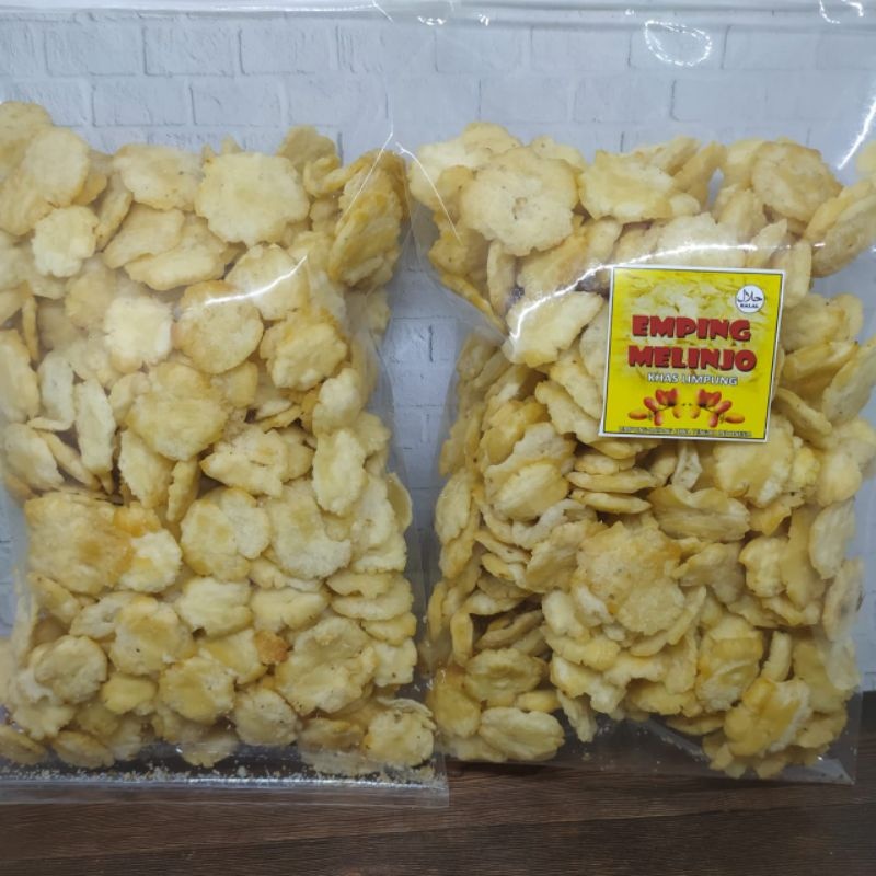 Emping Melinjo Gurih Sedikit Asin 1 KG- Renyah, Gurih, dan Tidak Mudah Keras