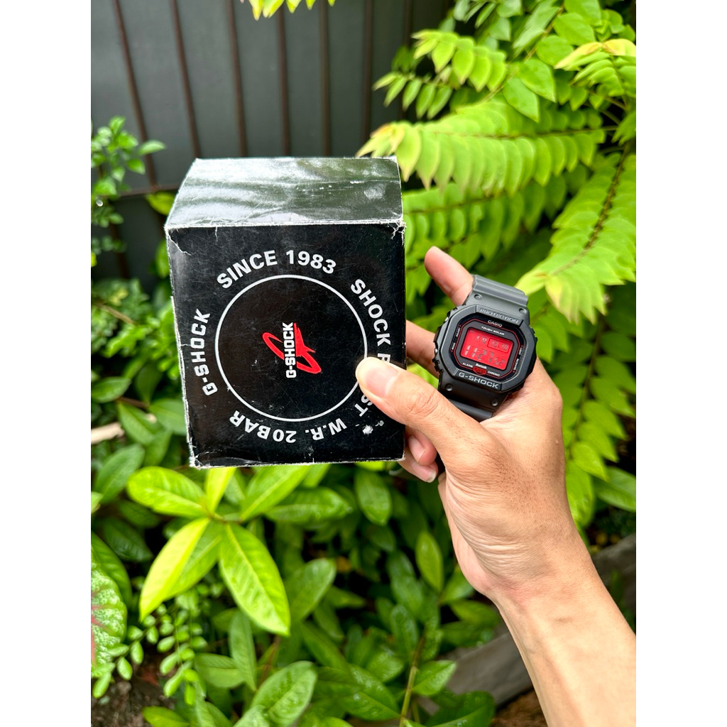 (Ready Stock) GSHOCK GW B5600AR FULLSET ORIGINAL