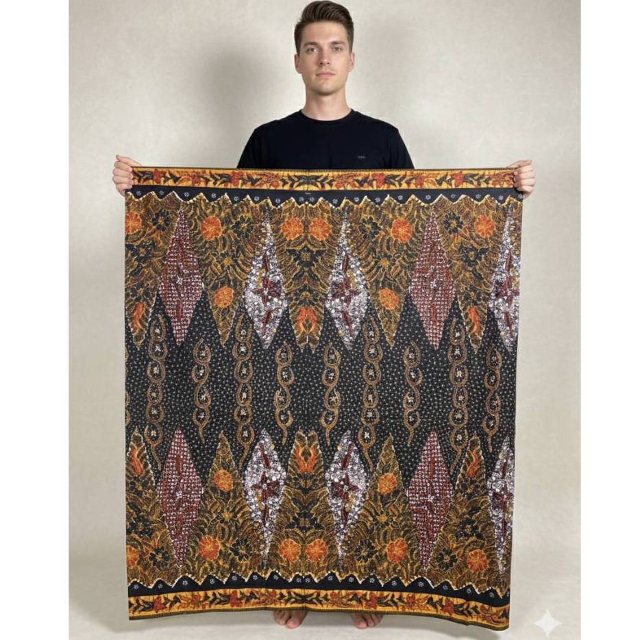 Sarung Goyor Botol ATBM Pria Jumbo Bahan Rayon Super Premium Terbaru Warna Hitam