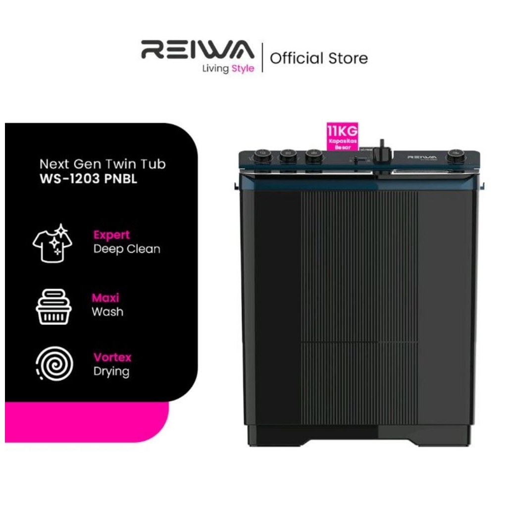 Reiwa Mesin Dua Tabung 11 Kg WS 1203