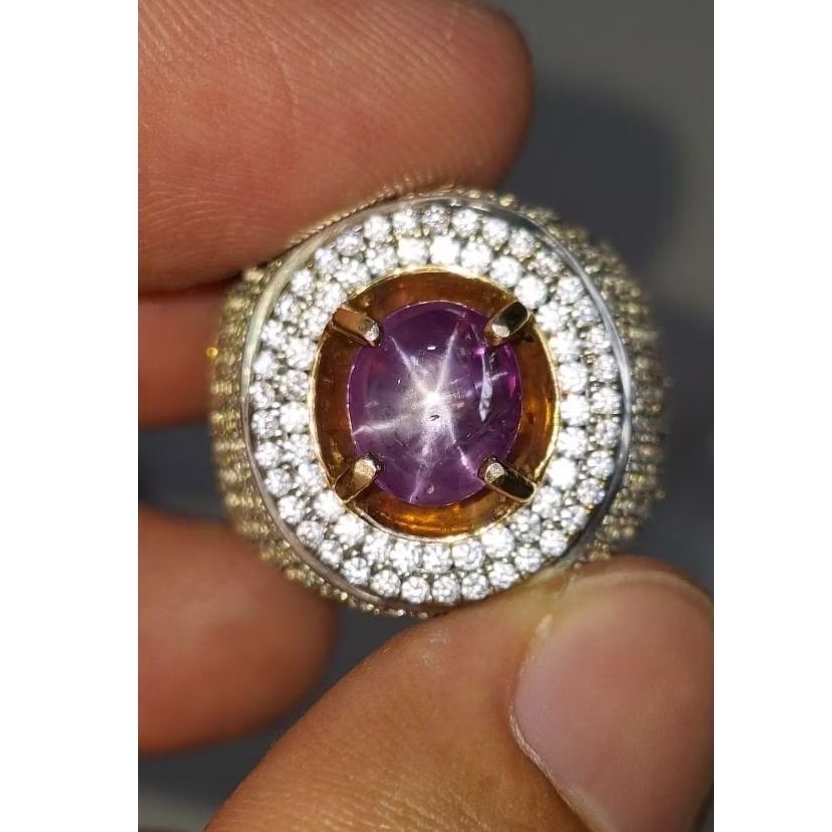 Natural purple sapphire srilanka / mirah kecubung ceylon