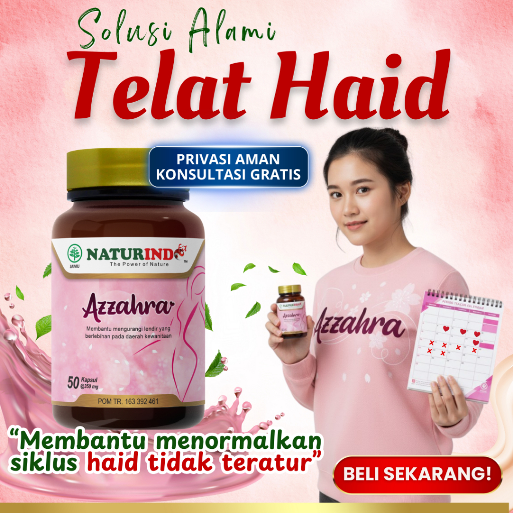 Telat Haid 1 Bulan Obattelat Datang Bulan Tuntas 2 Minggu Pelancar Azzahra Naturindo