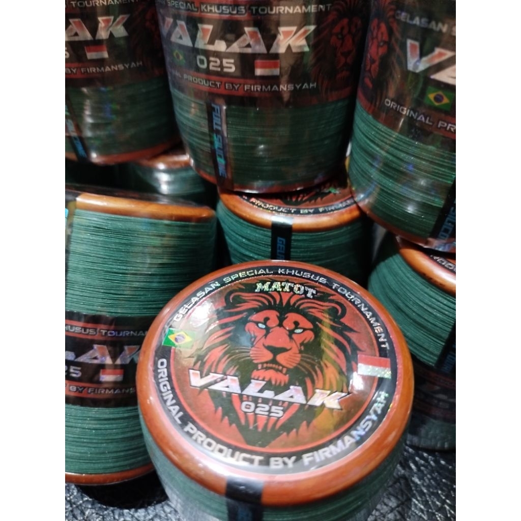 Gelasan Matot Valak Abu Import Ori Beklit Kayu 6000 yard